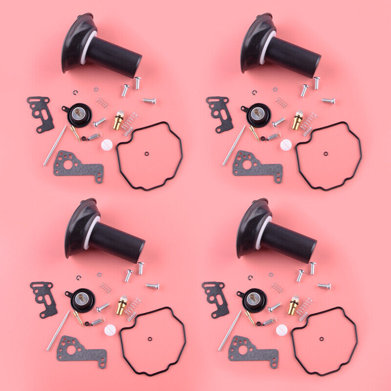 4x Carburetor Carb Diaphragm Plunger Repair Kit Fit For Yamaha V-Max 1200 85-00