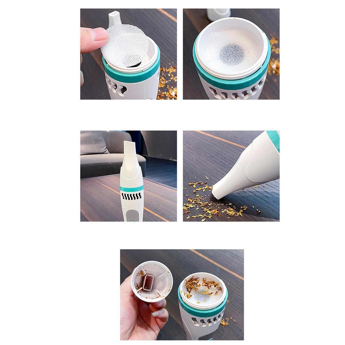 Vacuum Type Electric Feather Duster Cleaning Tool for Household Furniture
