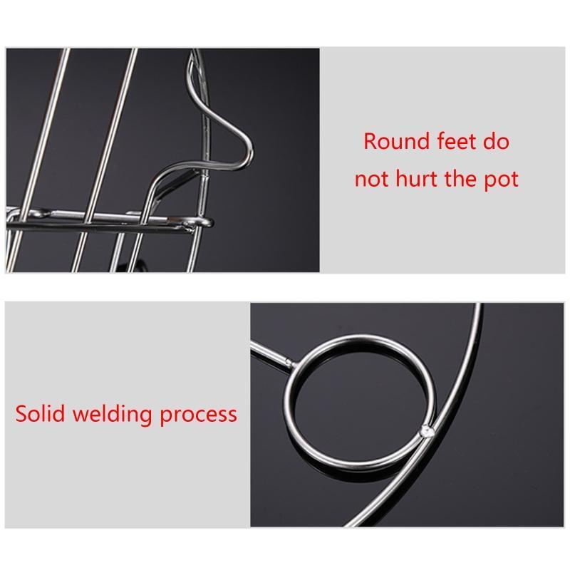 Stainless Steel Pot Trivets Wire Steamer Kettle Holders for Cookware Pressure