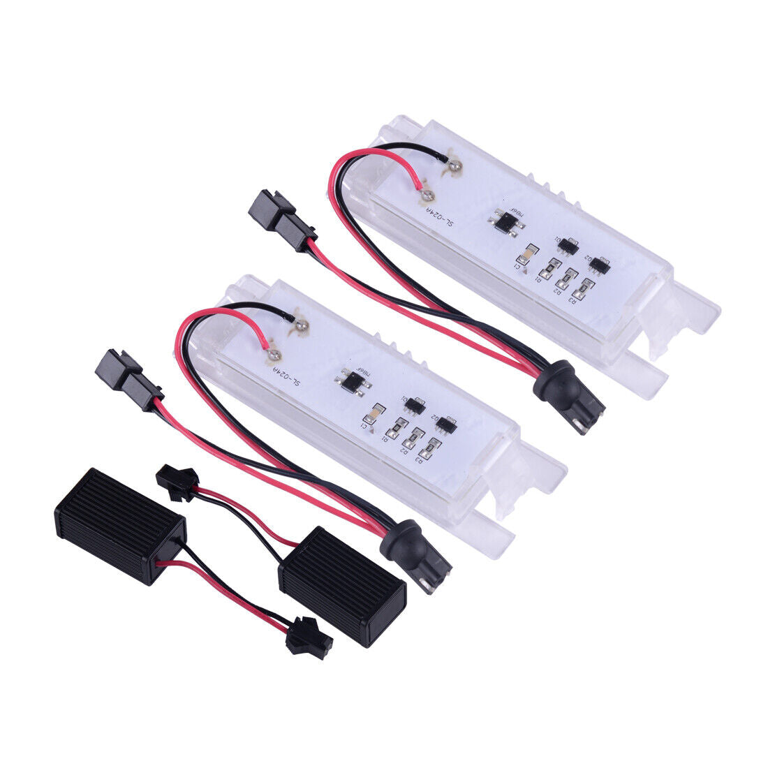 2x White LED Number License Plate Light Lamp Fit For Jeep Renegade 2014-2017 Li