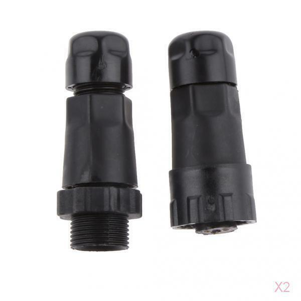 2x 15A IP68 Waterproof Aviation 3  Assembled Electrical  Fe Adapter