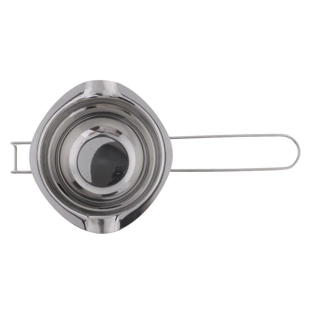 2pcs Stainless Steel Wax Melting Pot Double Boiler for DIY Wedding Candle