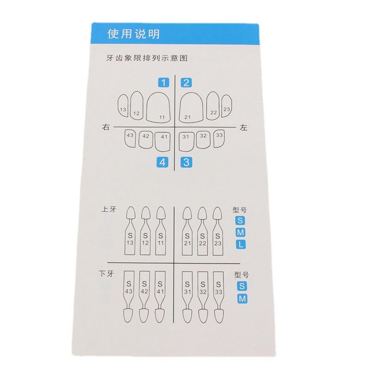 30x Dental Veneers Teeth Whitening Tool Quick Forming Autoclavable Practical