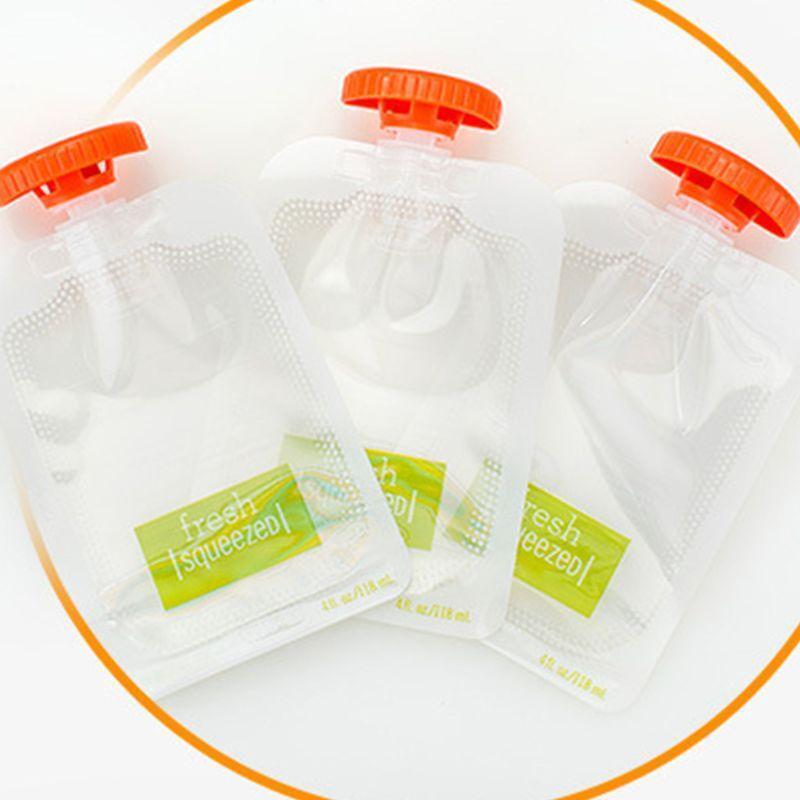 Homemade Puree Portable Fruit And Vegetable Food Pouch Milk Bag Milk Bag