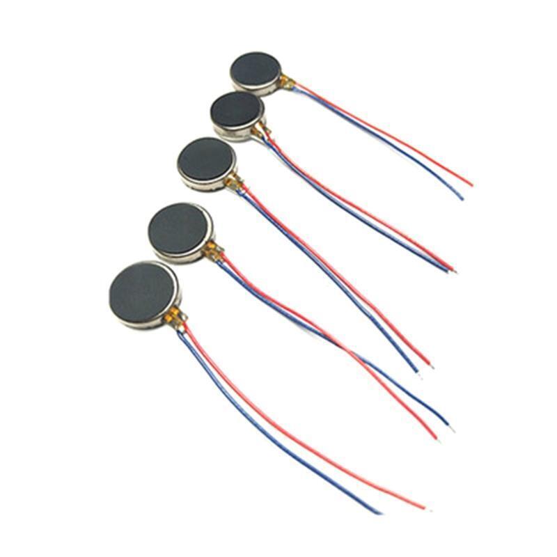 8mmx2.7mm 12000rpm Flat Coin Micro DC Vibrating Motor Mini Tiny Vibration Motor