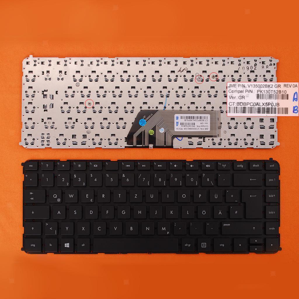 Laptop Keyboard Replacement With Black DE Layout For Envy 4-1100 4-1200