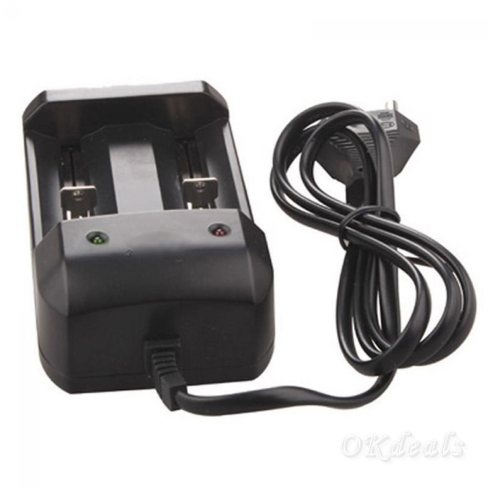 Universal New Auto Off 26650 18650 16340 14500 Eu Plug Battery Charger Li-ion