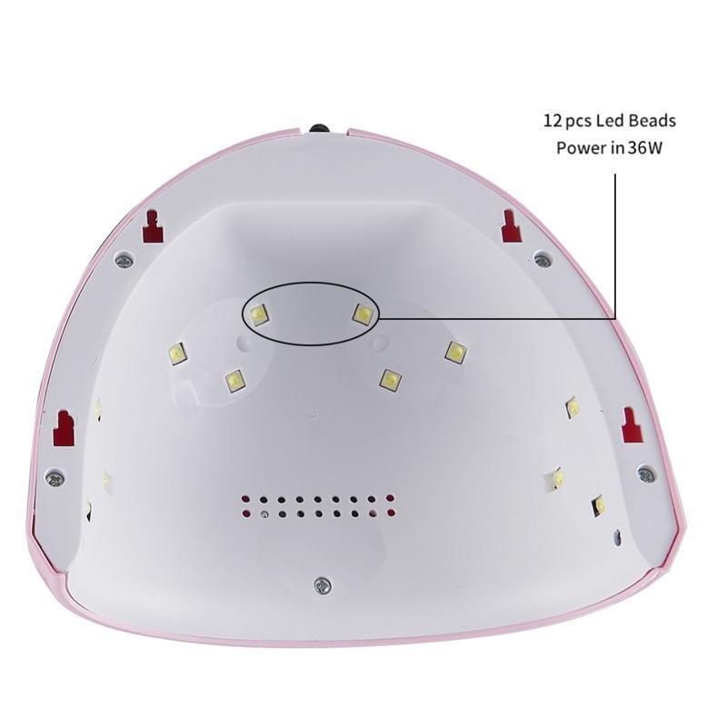 36W Nail Dryer Curing Lamp Uv Led Nail Lamp USB UV Light for Nails 3 Timer Set