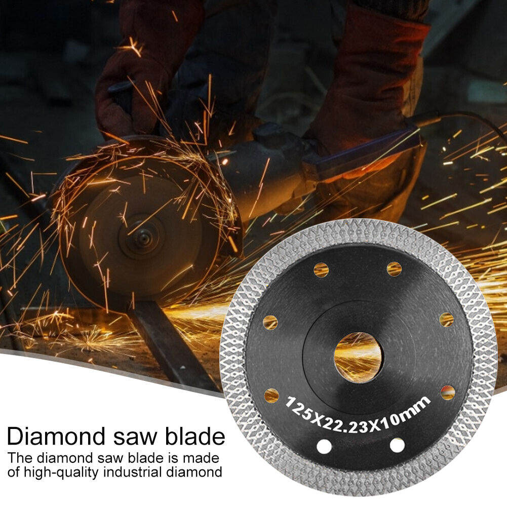 Diamond Saw Blade Tile Ceramic Granite Marble Cutting Disc Grinder (125mm)