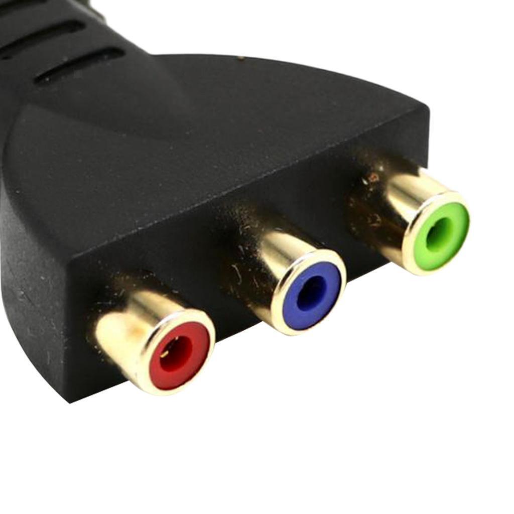 HDMI Male to 3 RCA Video Audio Adapter RGB Component Connector for HDTV