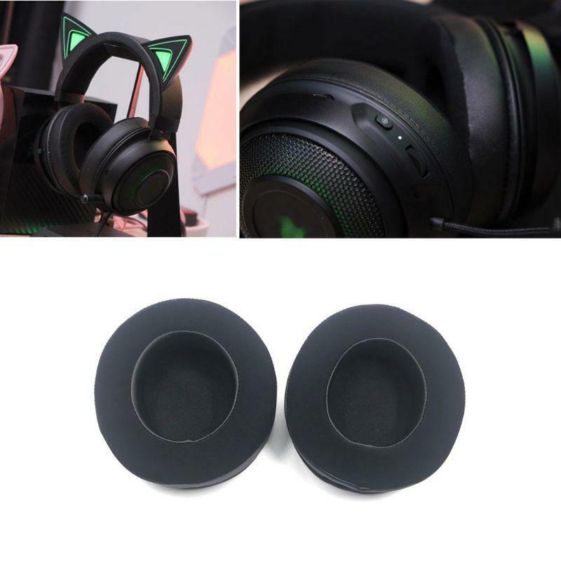 Qualified Ear Pads Soft Cushion Sleeves for Razer Kraken Kitty /Raken TE Headset