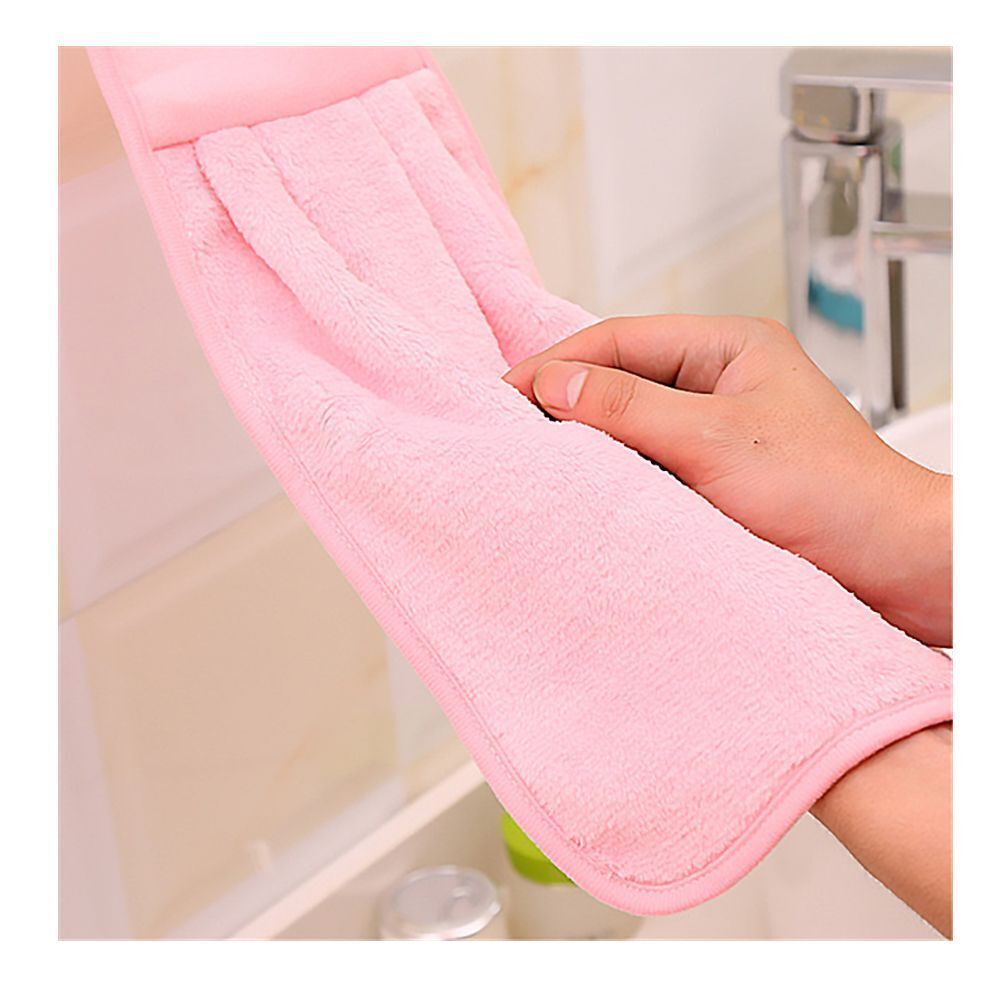 33*20cm Dish Cloth Coral Velvet Super Absorbent Hand Towel Hanging Cloth