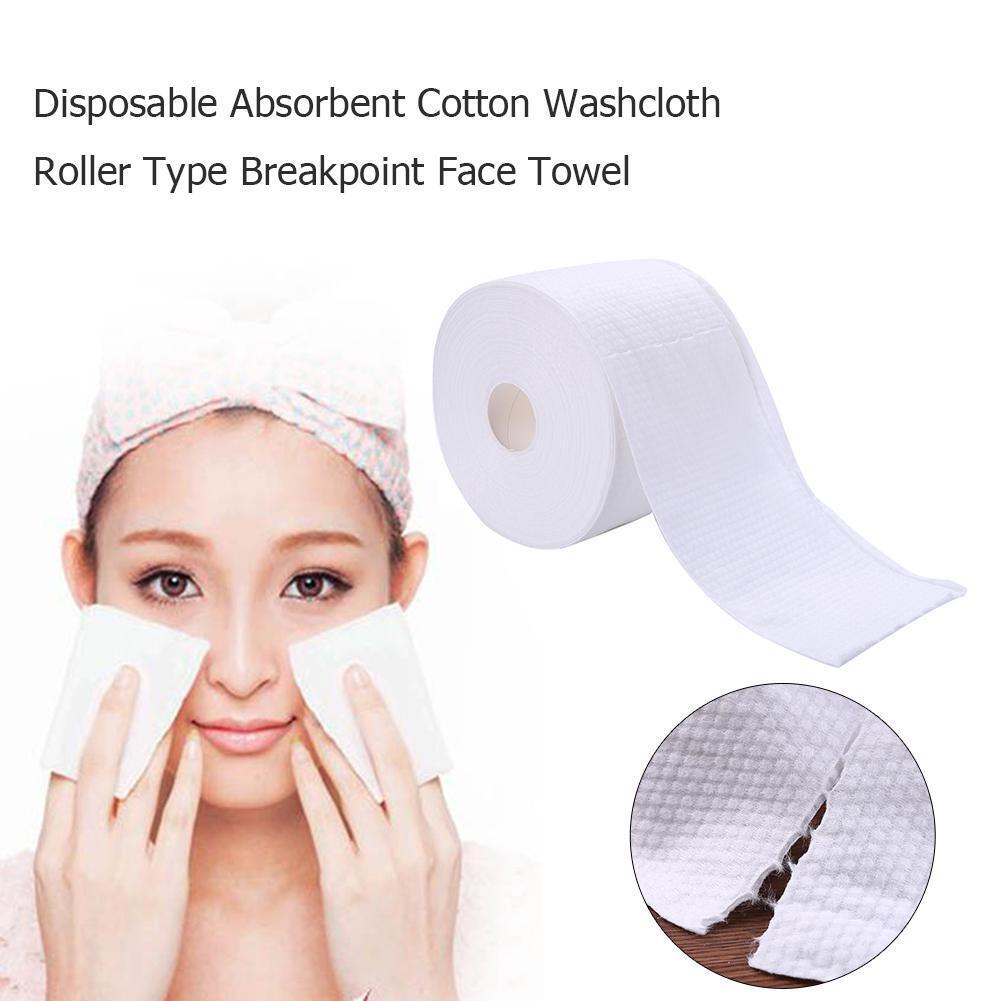 Disposable Absorbent Cotton Washcloth Roller Type Breakpoint Face Towel
