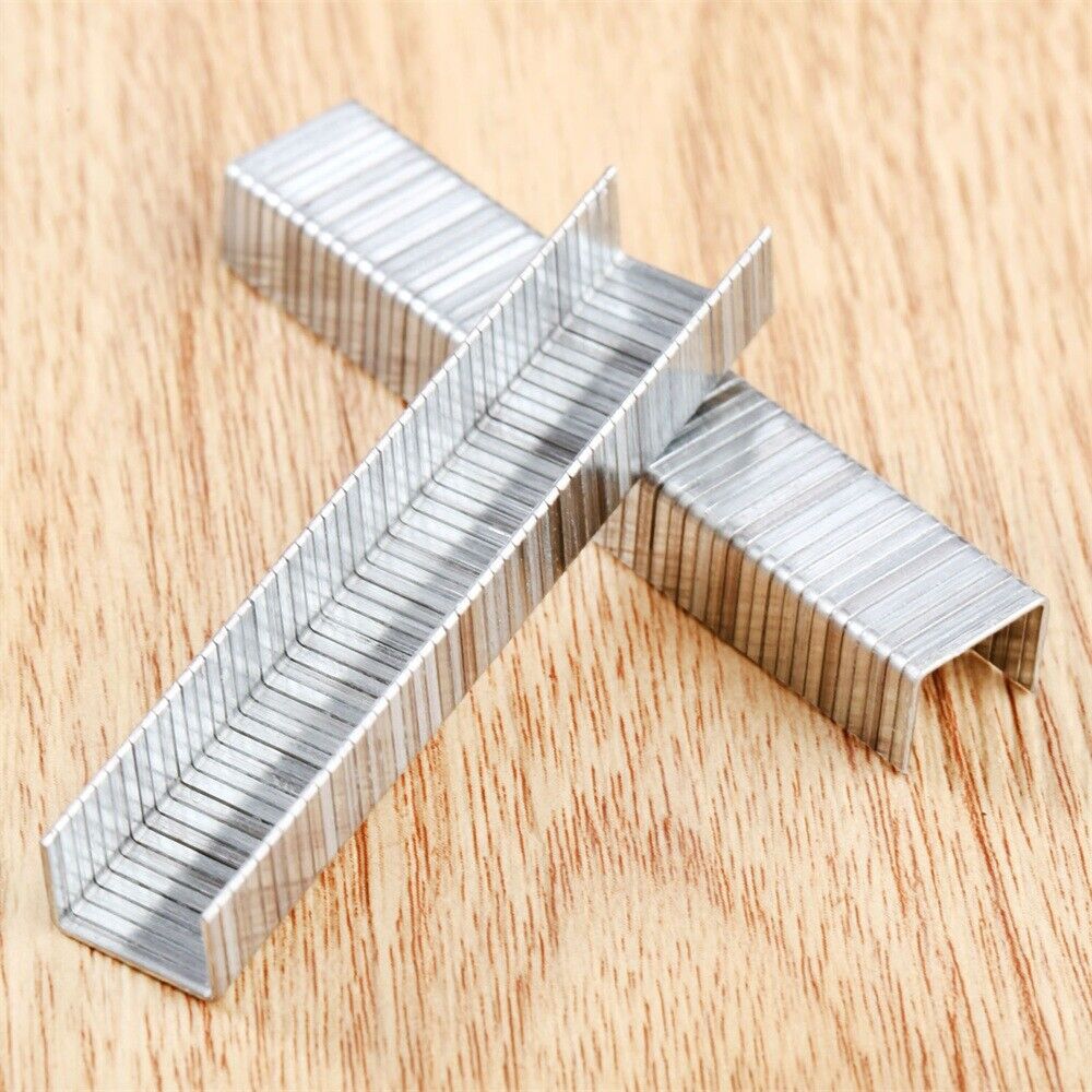 1000Pcs Cordless Narrow Crown Stapler Air Gun 8mm/0.31" Nailer Staples Nail Tool