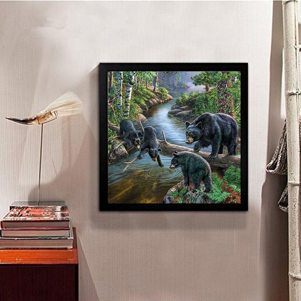 Bears 5D Diamond Painting Embroidery DIY Craft Needlework Home Decor Gifts