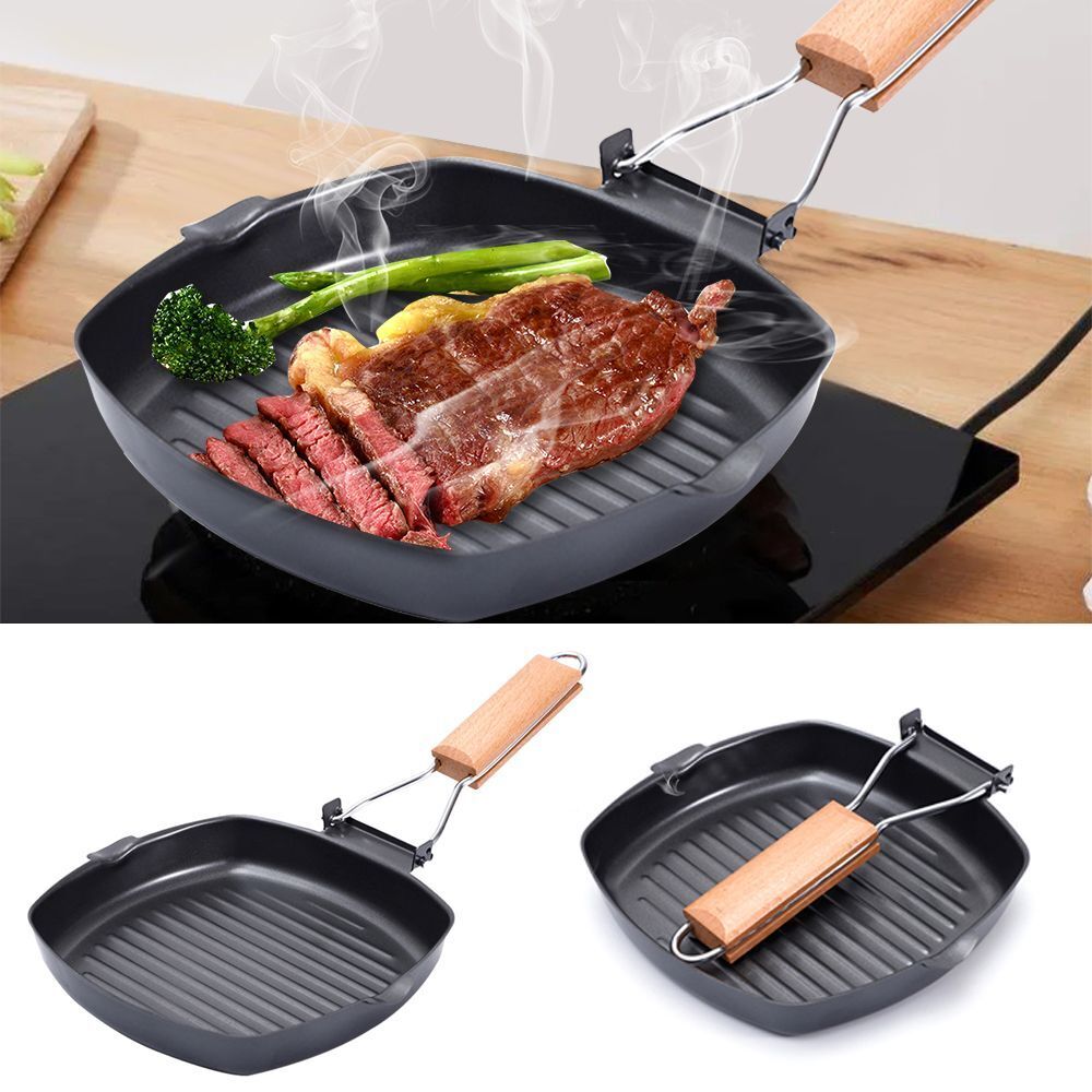 Tools Household Steak Skillet Pan Non Stick Frypan Foldable Handle Omelette Pot