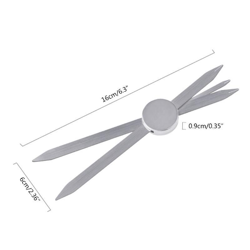 Microblading Accessories Stainless Steel Eyebrow Ruler Compass for Permanent