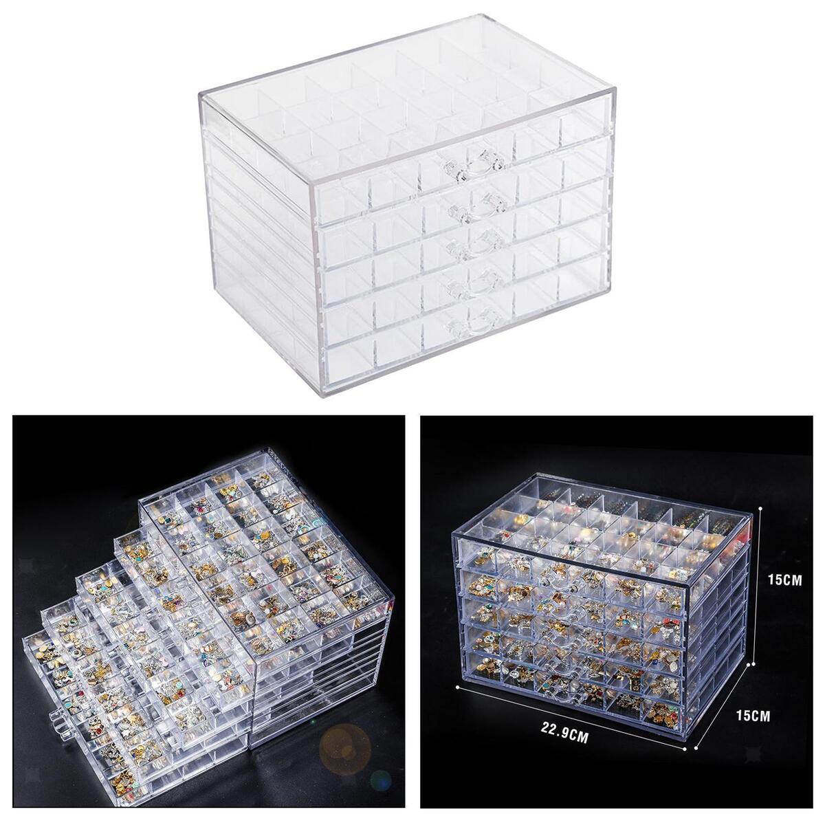 120 Grids  Drill Storage Container,  Organizer Storage Case