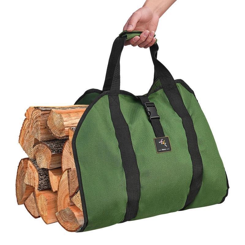 Log Carrier Bag Camping Firewood Holder Carry Storage Bag Handbag Wear-resistant