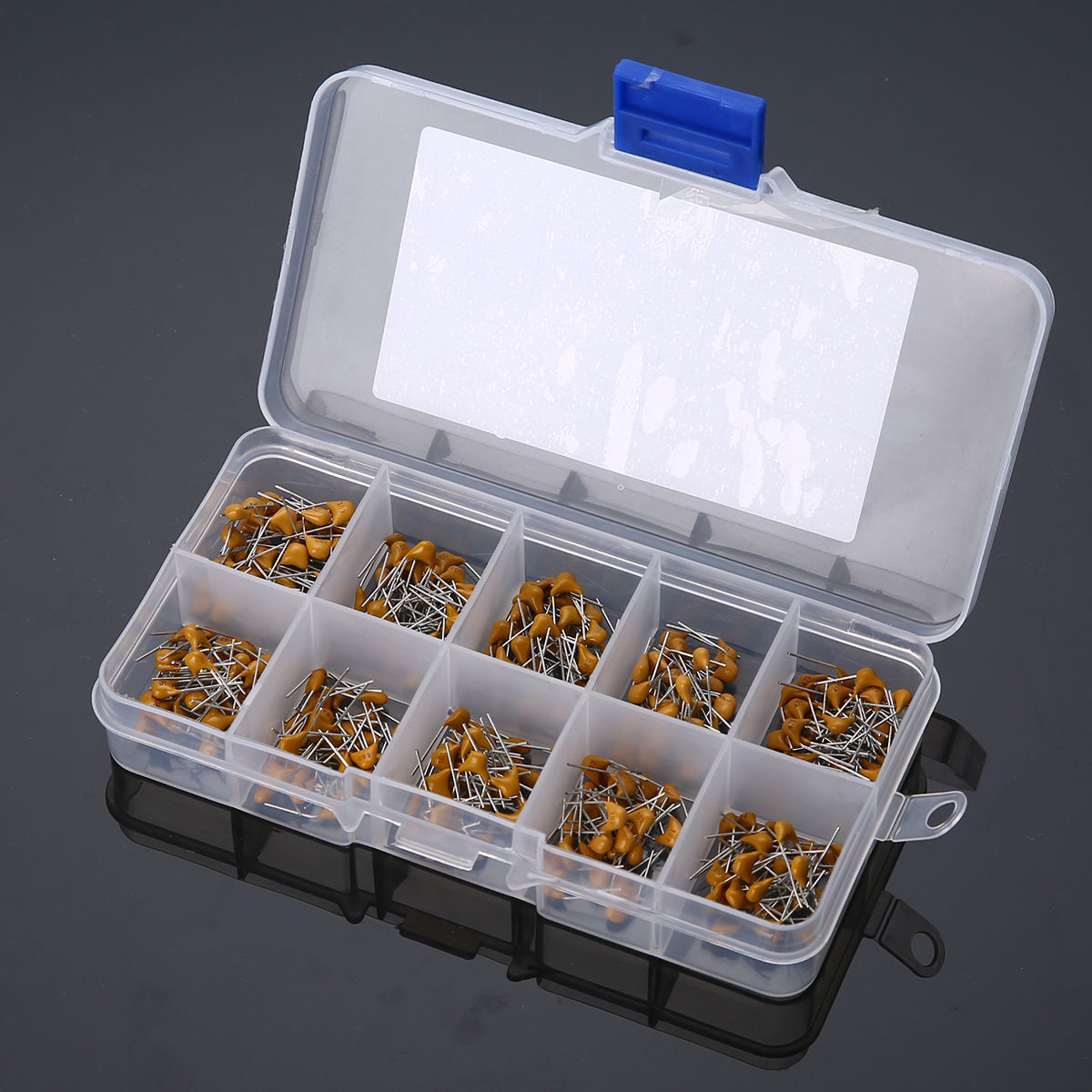 300pcs 10Value 50V 10pF~100nF Ceramic Capacitors Assortment Assorted Kit +Box