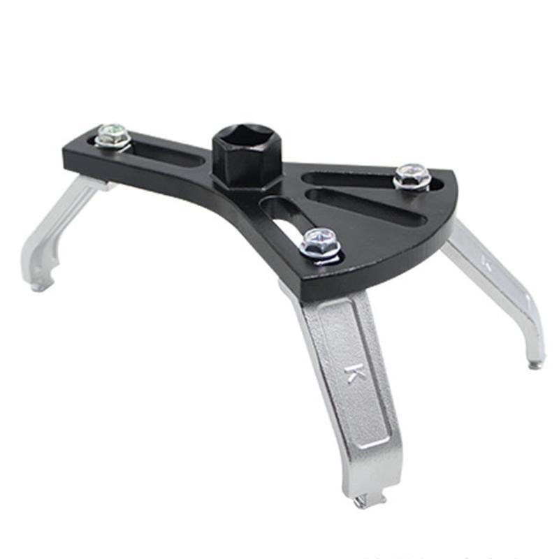 Fuel Pump Removal Tool Carbon Steel Oil Pump- Cover Wrench 3 Claws Type for Car