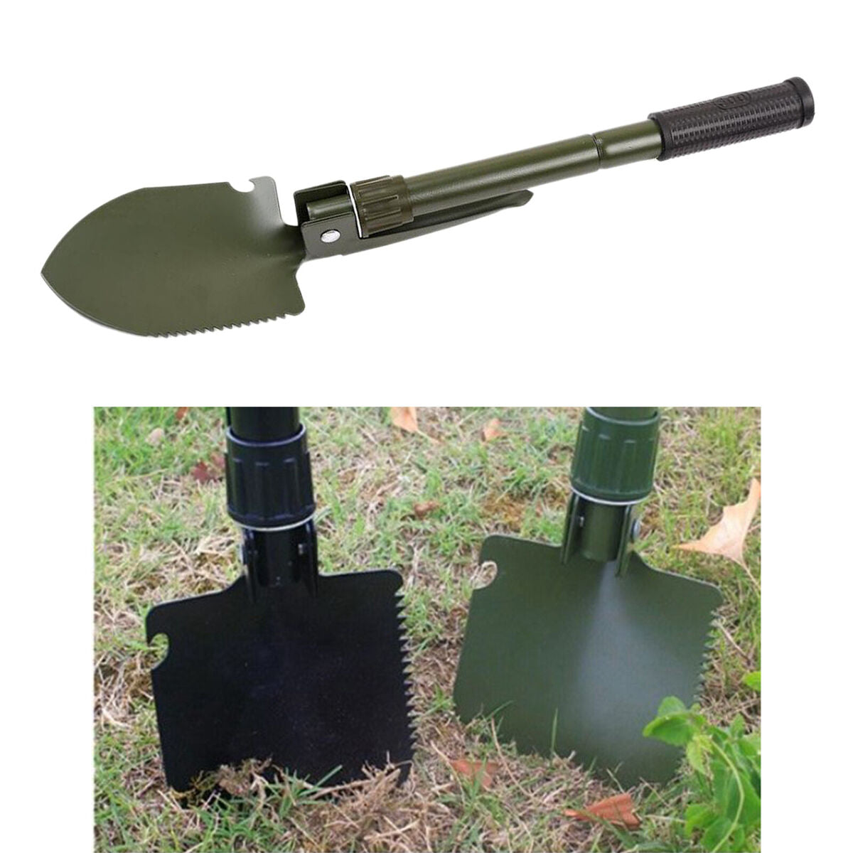 Protable Camping Shovel Foldable Outdoor Survival  Emergency Tools