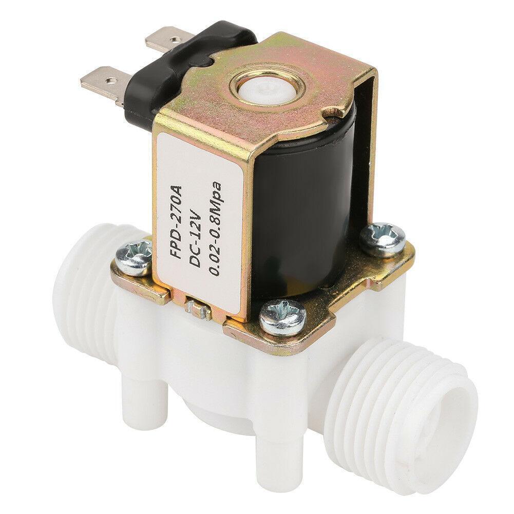 DC 12V Plastic Normally Closed Electric Solenoid Valve for Water Control