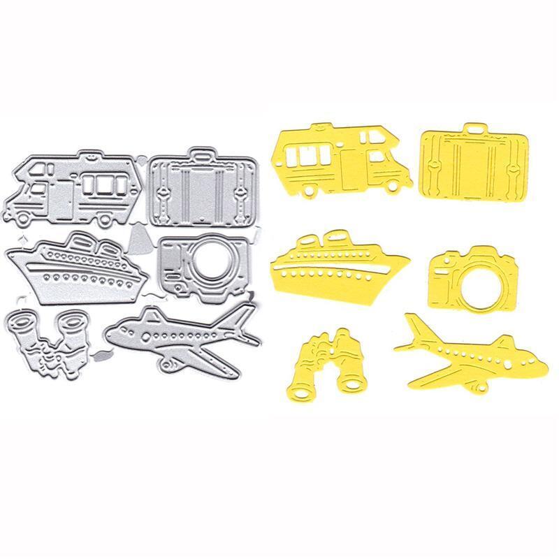 Holidays Travel  Metal Cutting Dies Stencil DIY Scrapbooking Album Stamp Paper