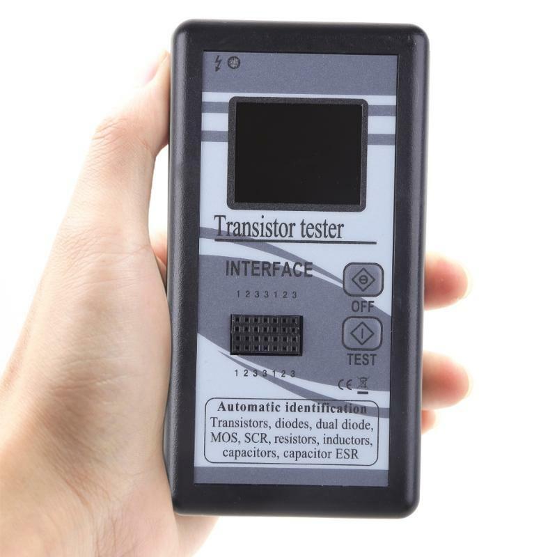 Transistor Tester Diode Resistor Inductance MOS ESR LCR Meter TFT Color Display