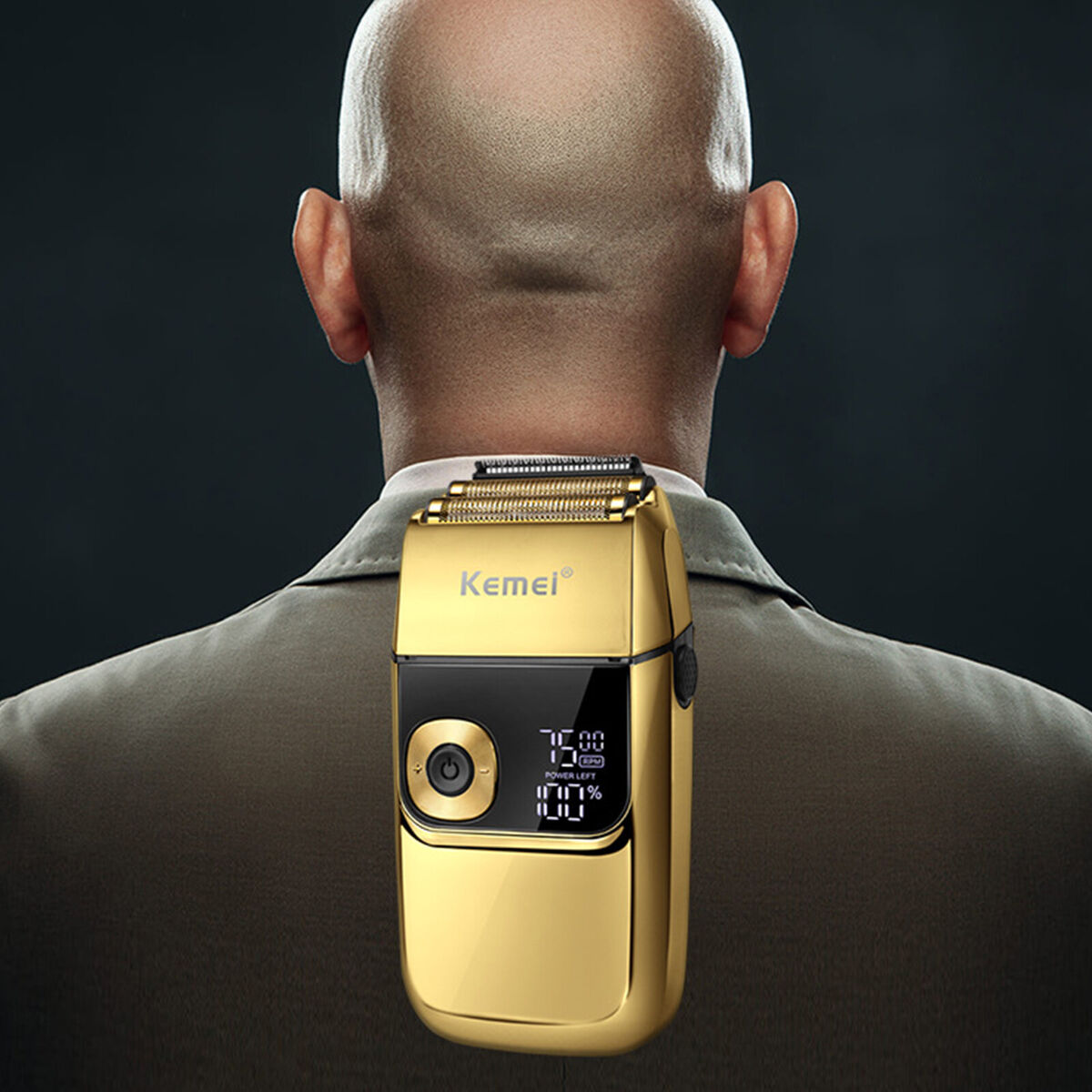 USB Electric Shaver Beard Razor Bald Hair Clipper for Barber Home Beauty Tool