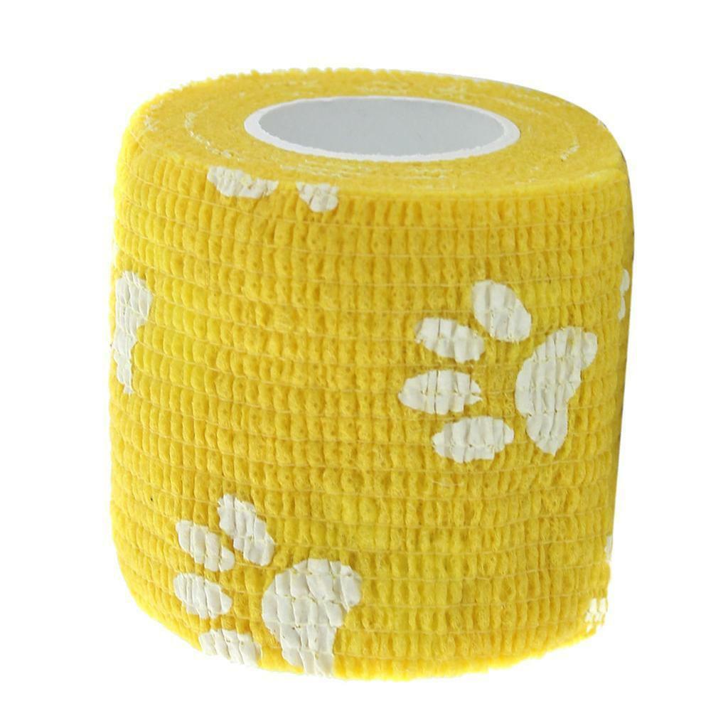 2Pcs Pet Cohesive Bandage  Tape Band Kitten   Sports Injury