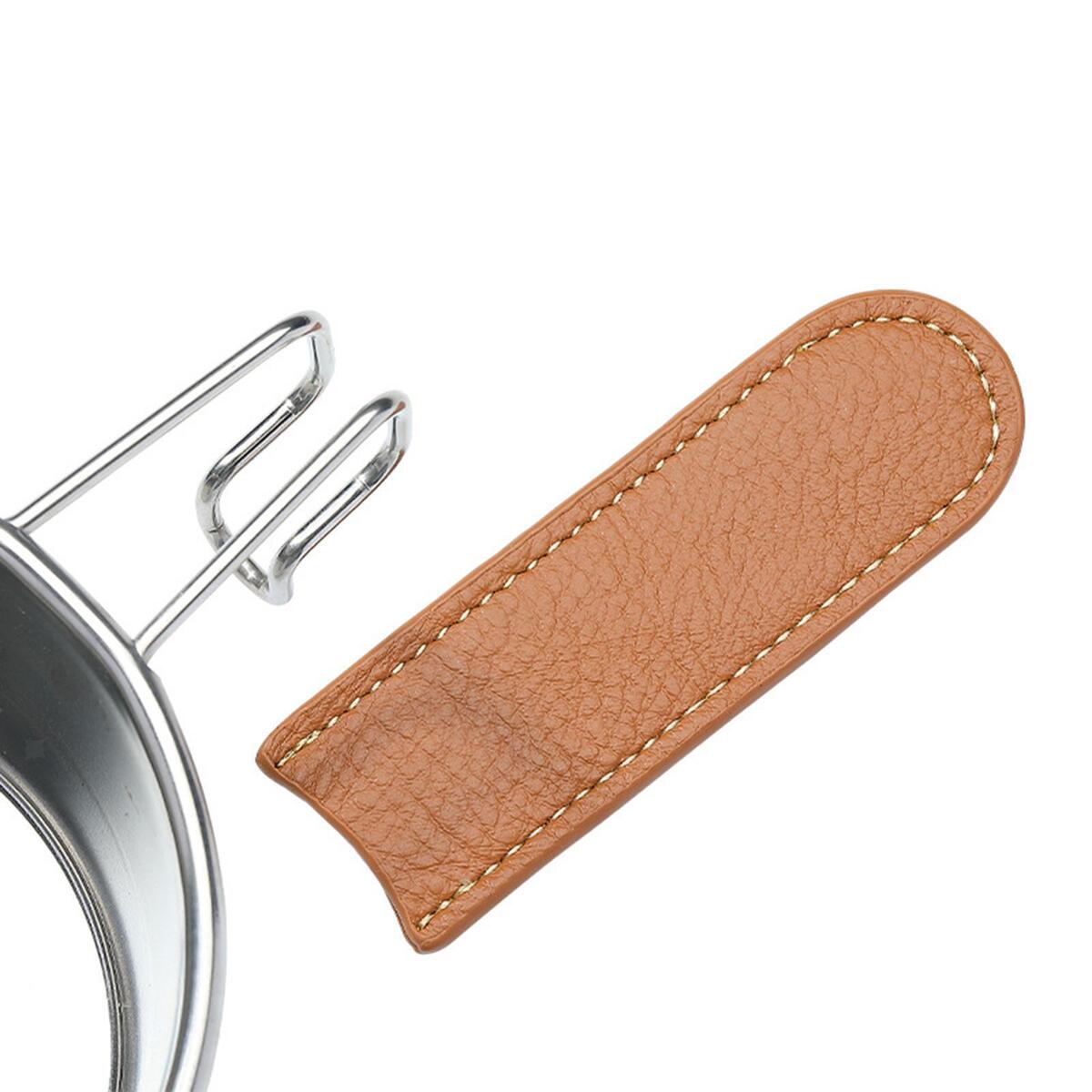 Handle Sleeve PU Leather Protective Case for Outdoor Durable Easy to Install