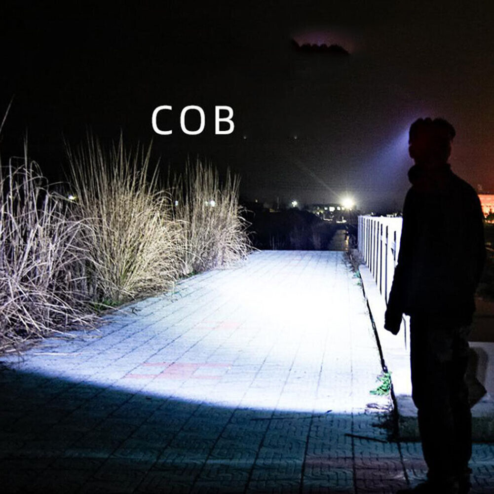 5W COB LED Headlamp Headlight 3 Modes Waterproof Outdoor Cycling Torch