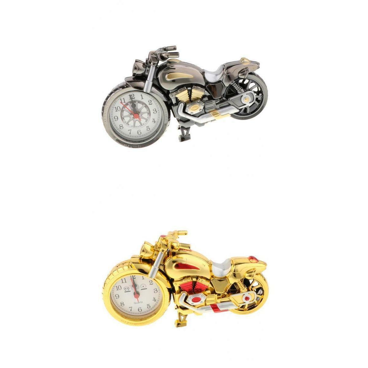 2 Pieces Motorcycle Clock  for   hotel showcase gifts