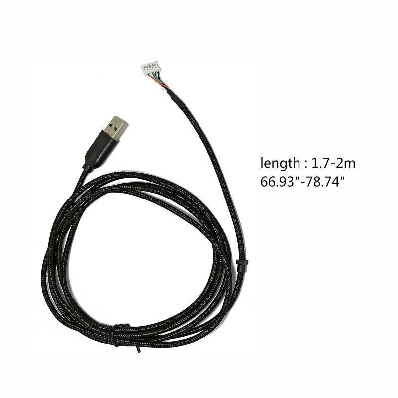 USB Mouse Lines Wire Mice Cable Repair DIY Umbrella Rope for Logitech G600 Mouse