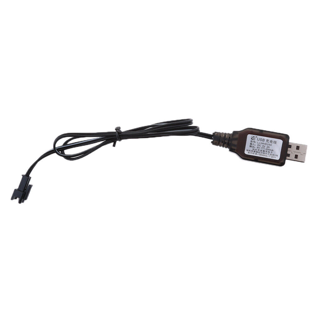 6V USB to SM-2P Plug / Battery Charging Cable for RC