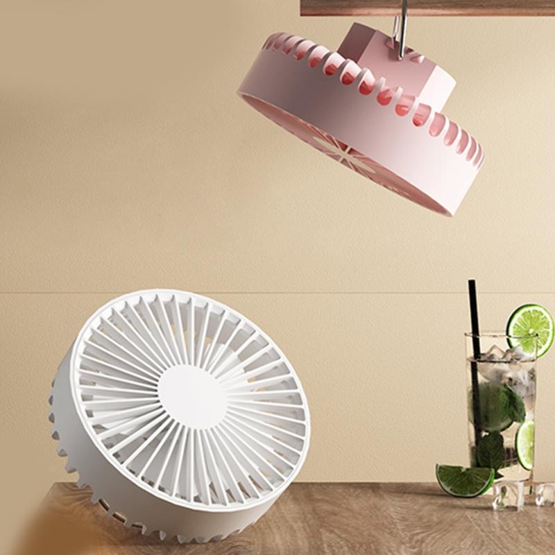 5.9inch 3-Speed Ceiling Fan USB Small Hanging Fan 1200mAh for Mother's Day