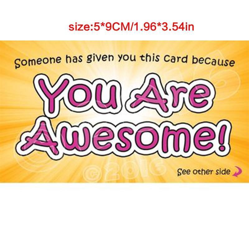 Encouragement Card 50pcs Behavior Incentive Awards Children Reward Card