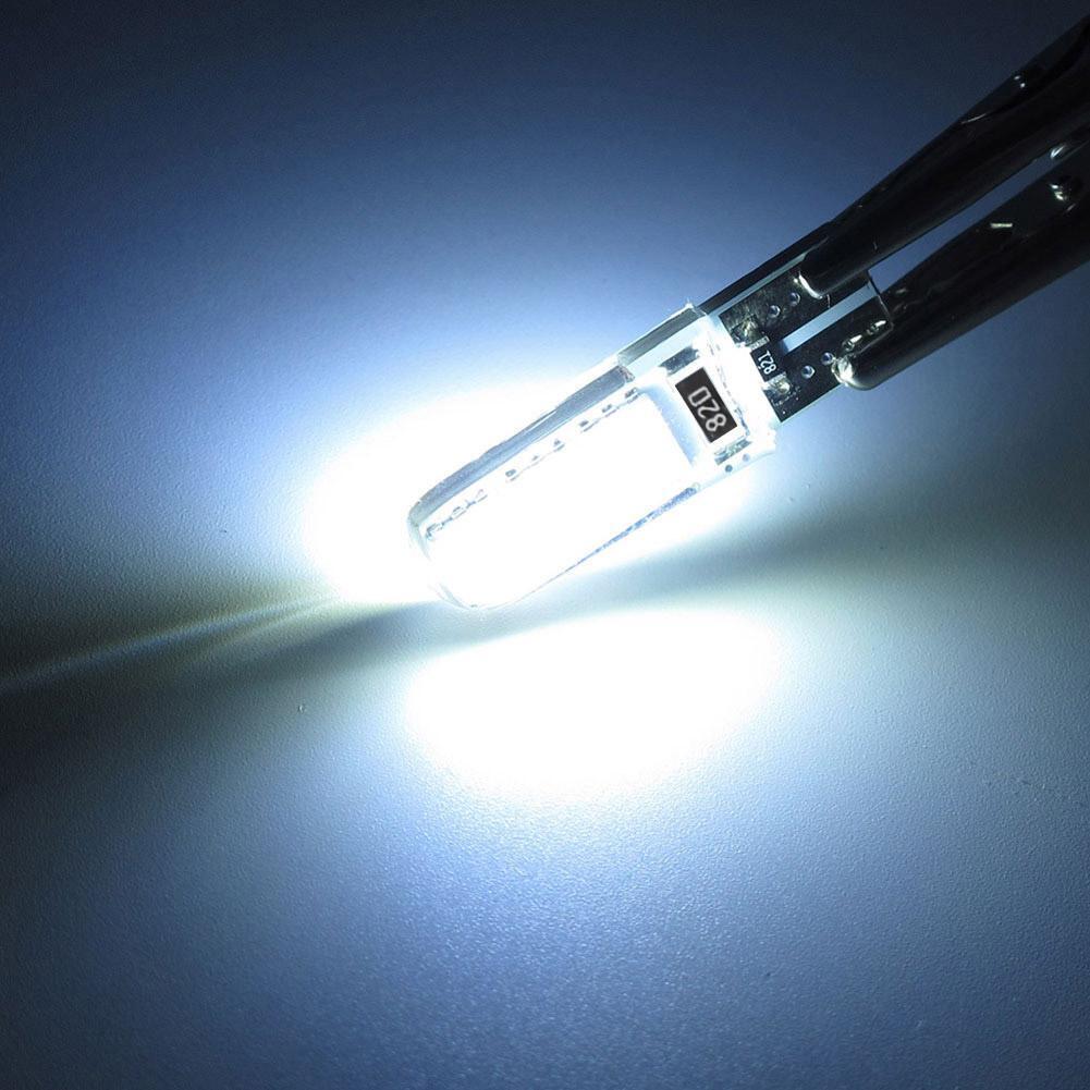 10pcs T10 SMD5050 LED Waterproof Car Wedge Lights Auto White Light Bulbs