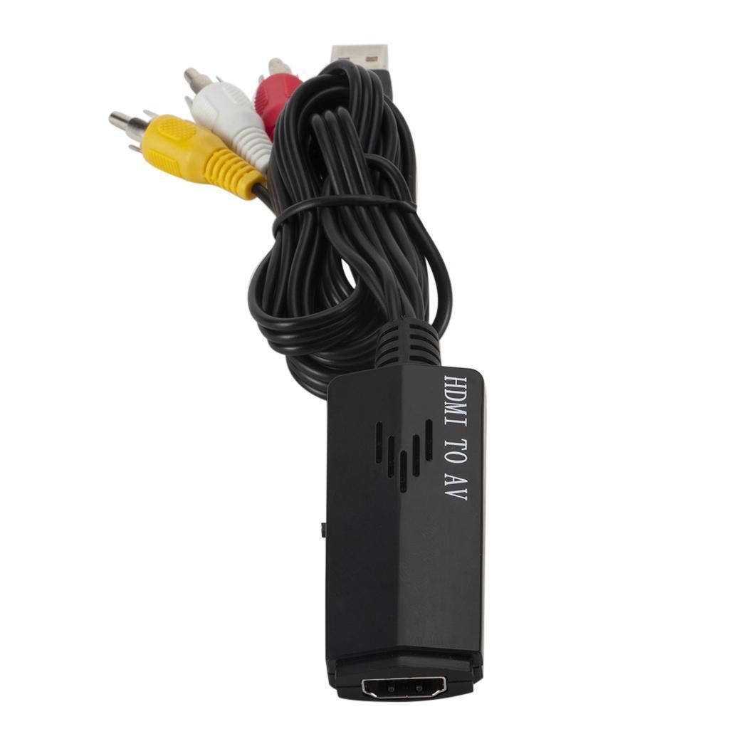 to AV RCA Video Composite Audio Video Converter Box Adapter w/USB Cable