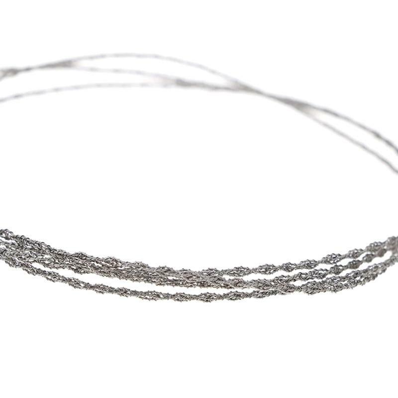 28 In/ 72cm Wire Saw Rope Chain Saw Emergent Survival Camp Hike Outdoor Hunt