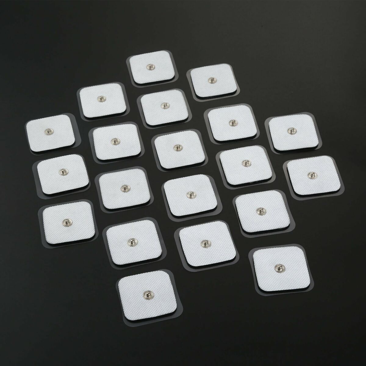 20Pcs 1.6x1.6" Snap On Electrode Pads F Tens Units Therapy Massagers Spare Parts