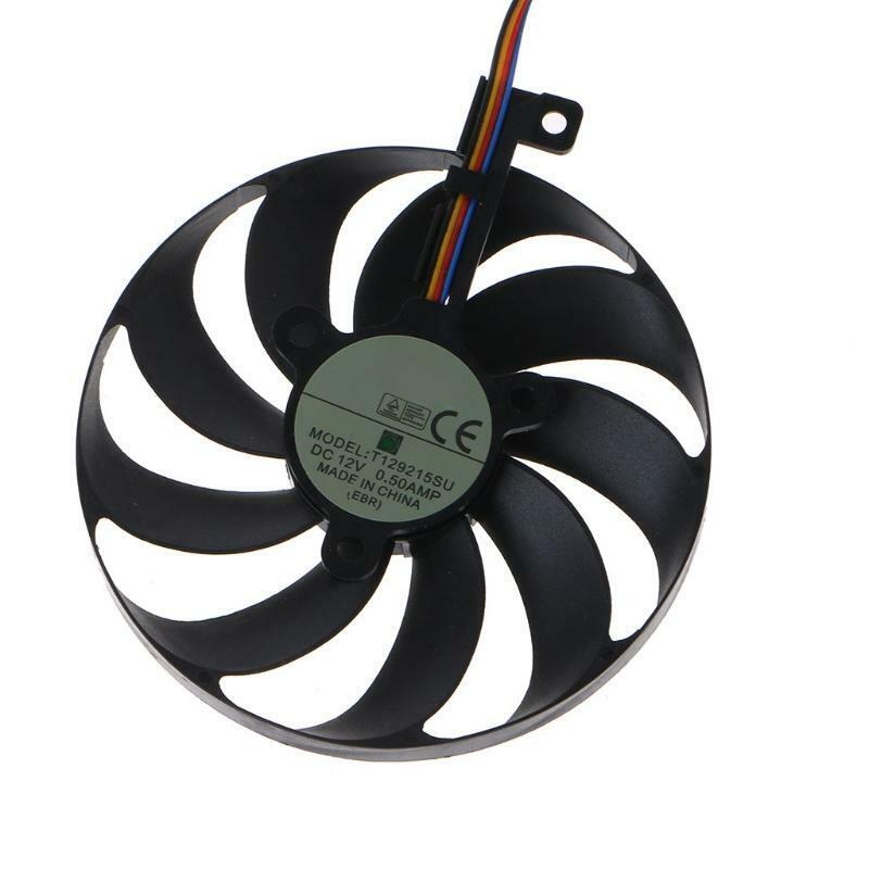 3Pcs 88MM T129215SU 7Pin Cooling Fan for ROG STRIX RTX 2080 2080Ti 12V 0.5A