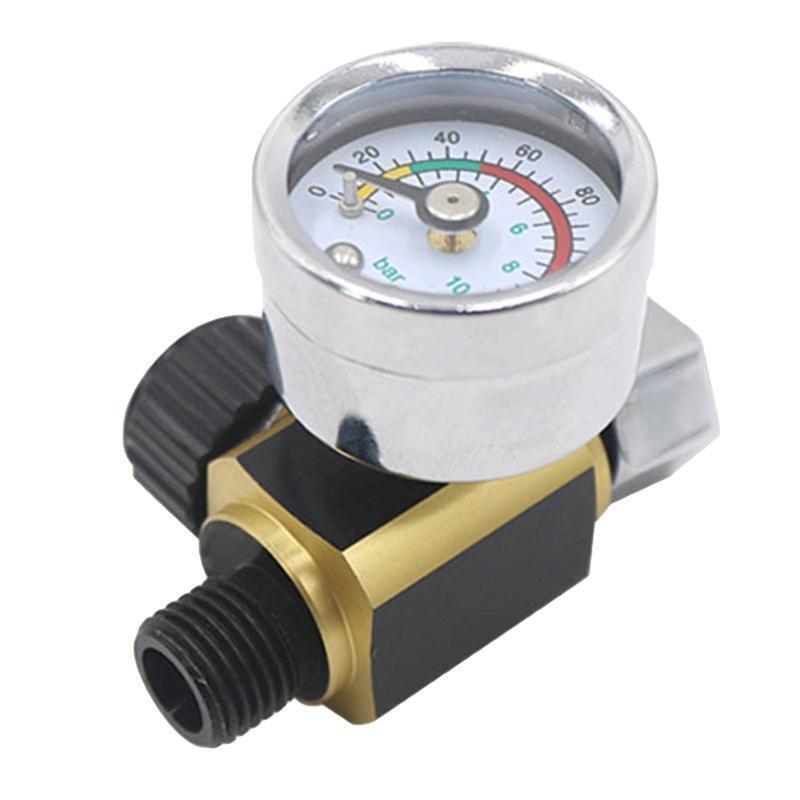 1/4 Inch Air Filter Pressure Regulator w/ Pressure Gauge and Oil Water Separator