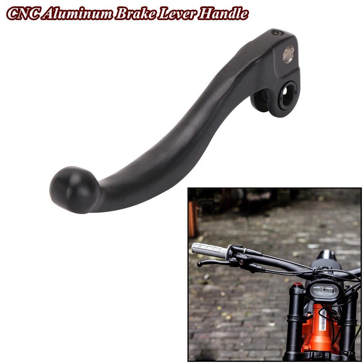 1 x Black Aluminum Brake Lever Handle For Sur Ron Sur-Ron Light Bee X S Off Road