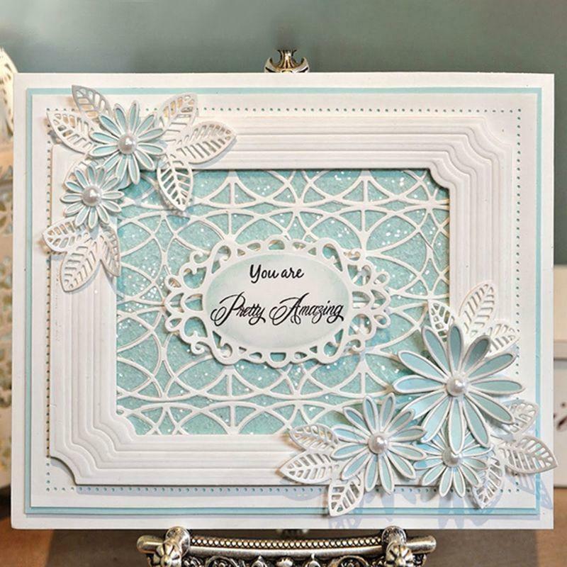Leaves Cutting Die Embossing Stencil Mold Paper DIY Craft Scrapbook Card Decor