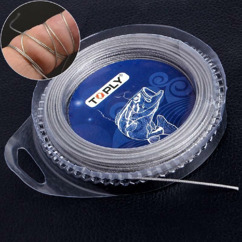 7 Strands Stainless Steel Fishing Wire Trace With Coating Leader Jigging Line