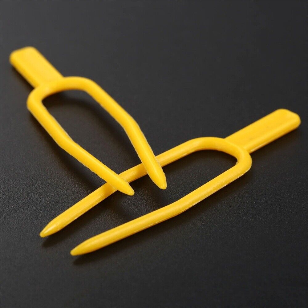 Plastic Garden Plant Clips Fasteners Greenhouse Fixture Fixing Clamp Fork 100X