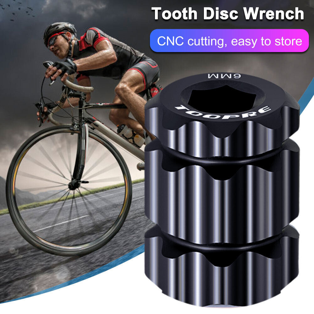 One-Piece Crankset Removal Wrench Bicycle Crank Installation Tool (Black)