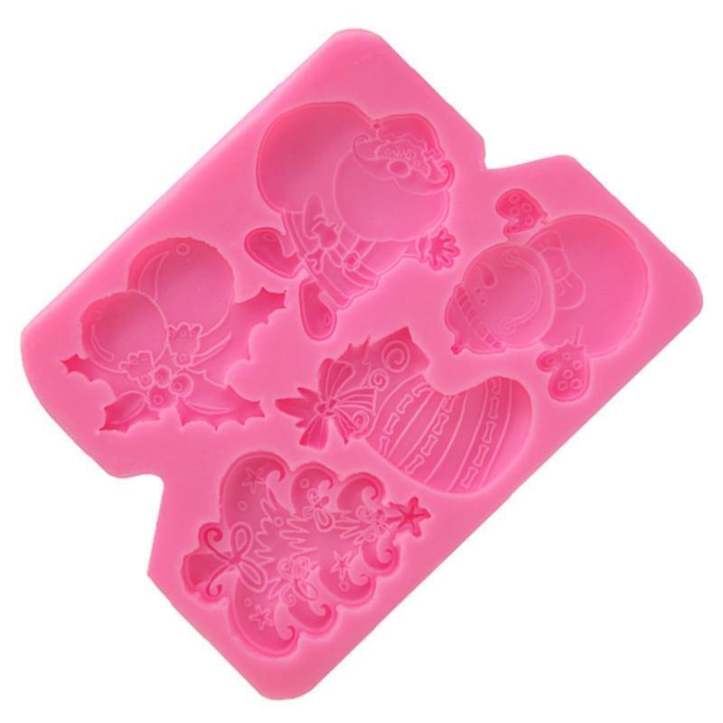 Silicone Mousse Mould Christmas Themed Silicone Material Pudding Chocolate Molds